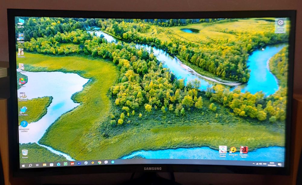 Монитор SAMSUNG Curved Monitor CF390 23.5 дюйма