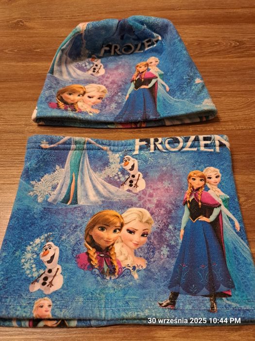 Frozen Czapka z kominem dla dziewczynki 110-116