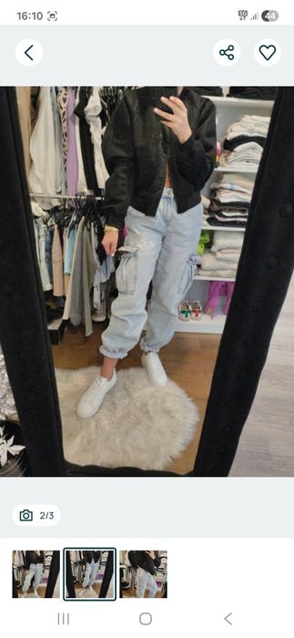 Spodnie bojówki bershka 38