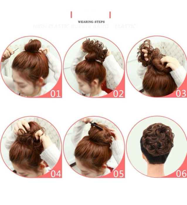 Rabo de Cavalo / Coque / Apanhado Cabelo *VARIAS CORES Extensões NOVO