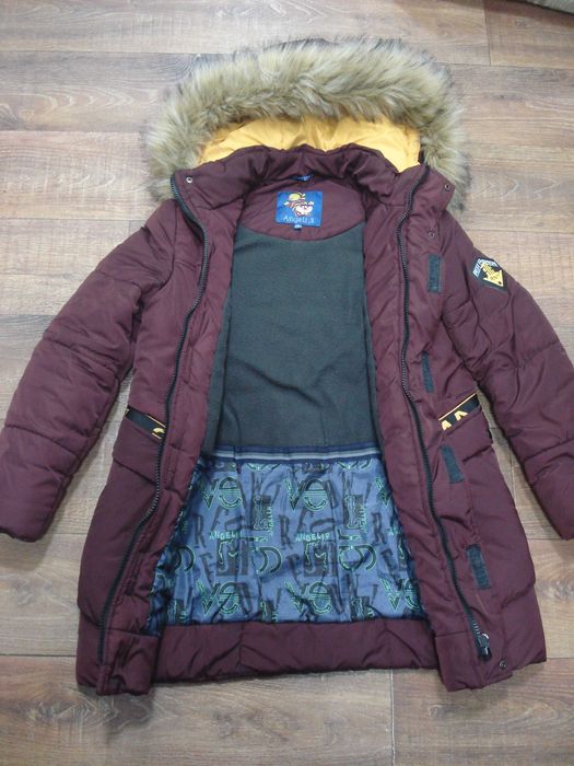 Курточка зимняя удлиненная на подростка
