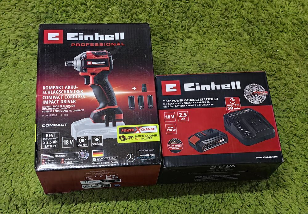 Einhell Professional TP-CW 18/260-C Li BL 18V 260 Nm + zestaw 2,5 Ah – NOWY