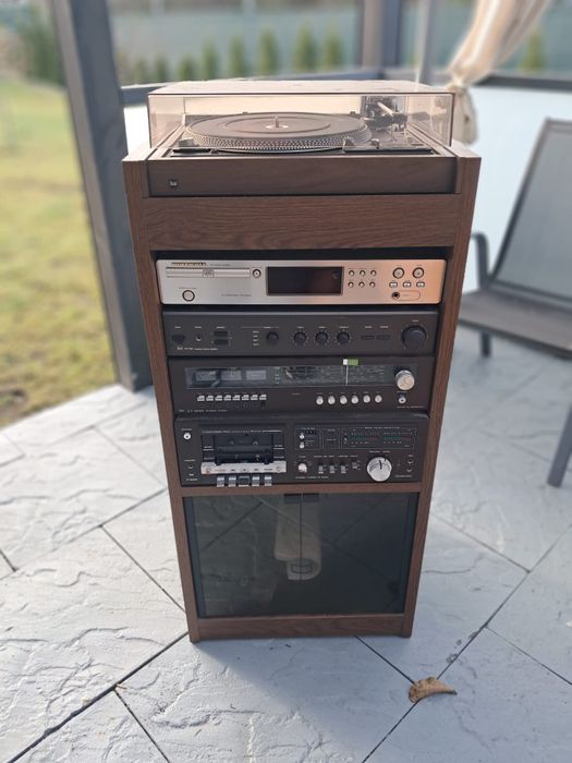 Wieża hi-fi z gramofonem