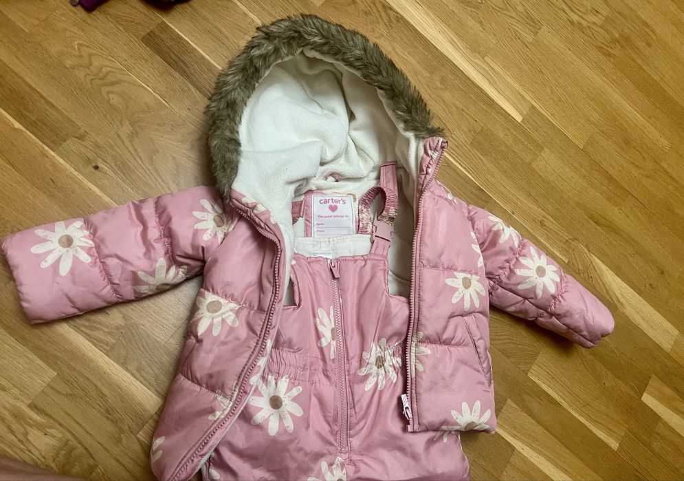 Зимовий комбінезон і куртка Carters р.93-98