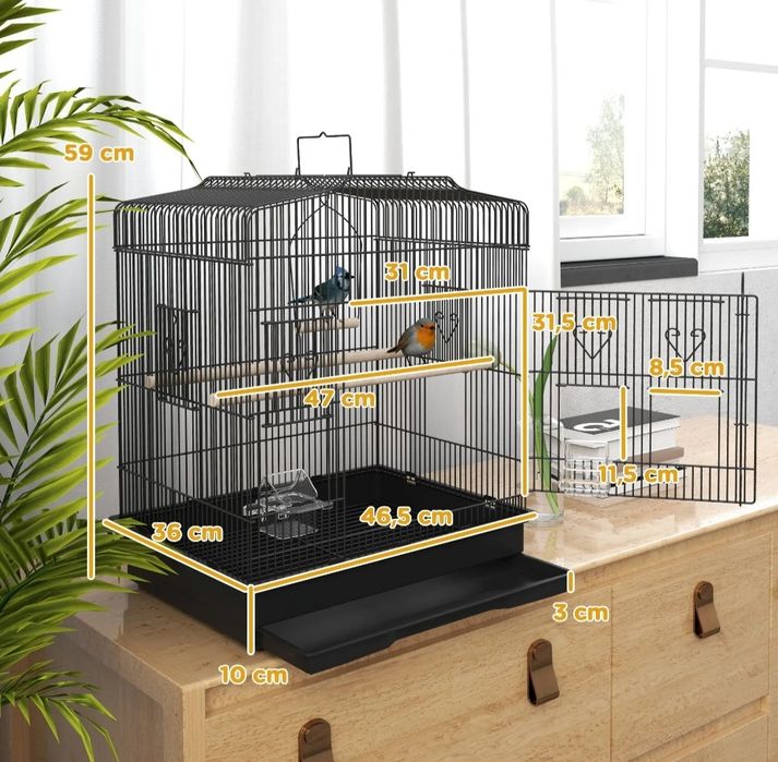 Gaiola de pássaro nova