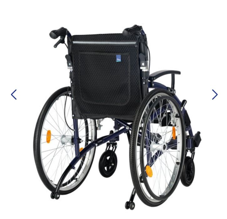 Wózek inwalidzki aluminiowy Timago EXCLUSIVE-TIM LIGHT, rozm. 43 cm