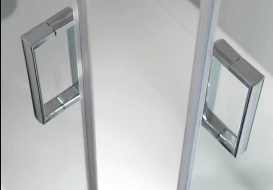cabine duche abertura vertice cromada