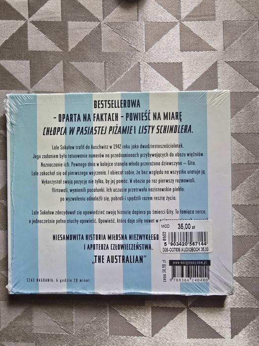 Tatuażysta z Auschwitz. Audiobook.