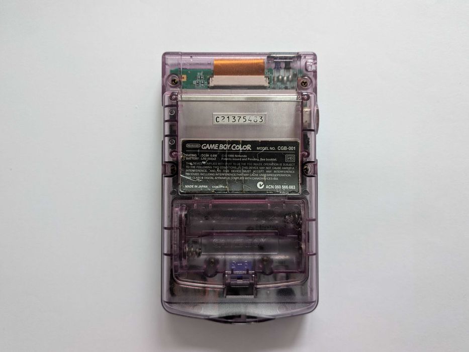 Game Boy Color Roxo Transparente