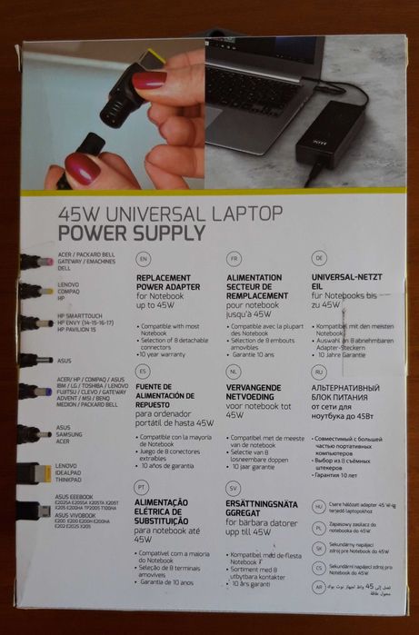 Universal Notebook Charger for Portable PCs – BRAND NEW Item.64739834559363122