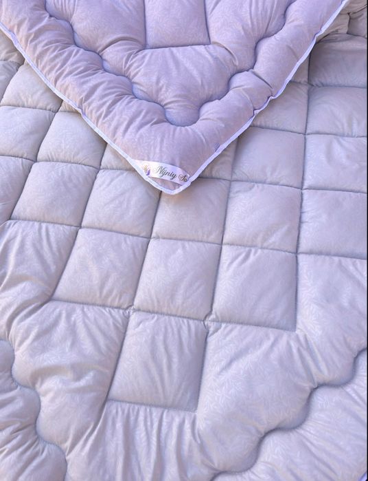 Тепла ковдра двоспальна  овеча вовна тёплое одеяло овчина 180 x 215