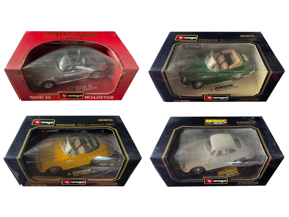 quatro carros de colecção