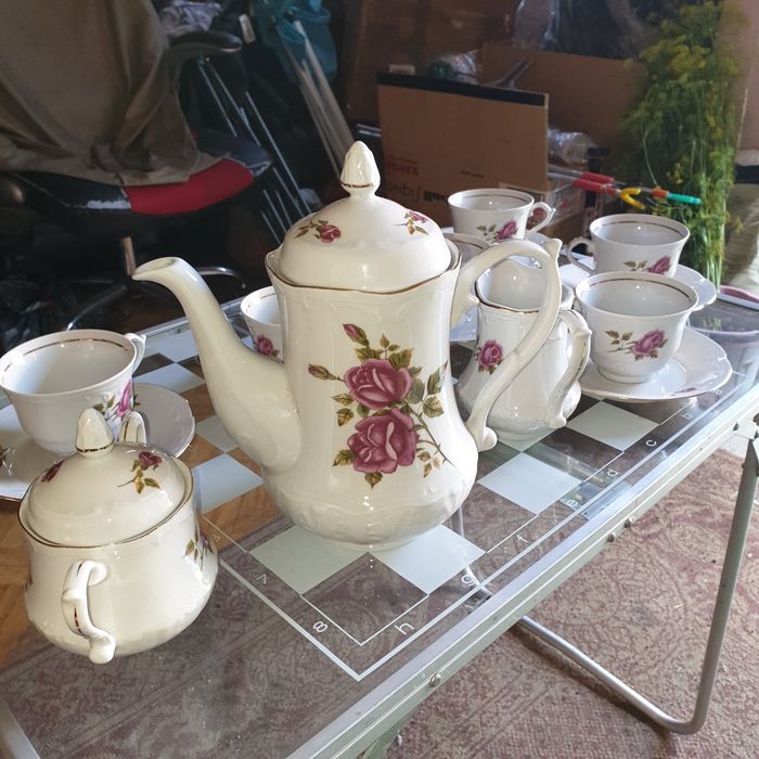 Porcelana Wloclawek serwis do kawy