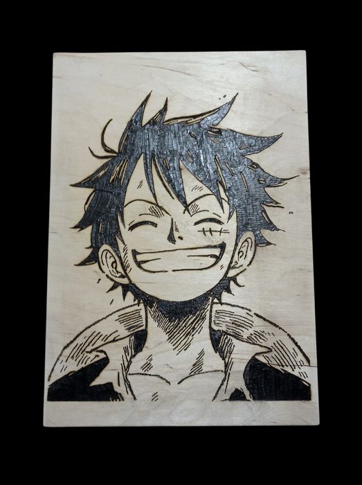 Аниме картины. ручная работа пирография.  Продажа и заказ