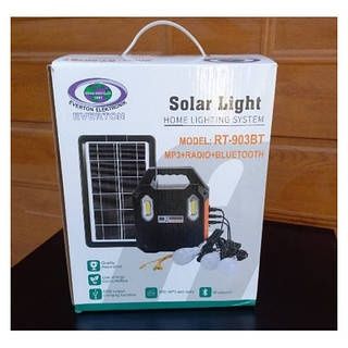 Портативная зарядная станция для Освещением дома, Solar Light RT-903BT
