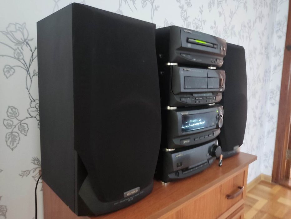 激レア！KENWOOD　デニムデザイン展示用オーディオボード　平成レトロ Музичний центр Kenwood xd6050 в дуже гарному стані: 6 000 грн