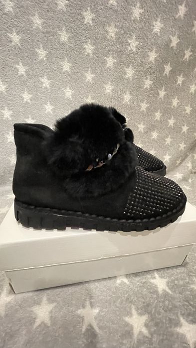 Ботильйони жіночі зимові еко замша