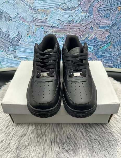 Buty sportowe Nike_Air_Force_1_Low_07_Black_Gum Rozmiar R.43