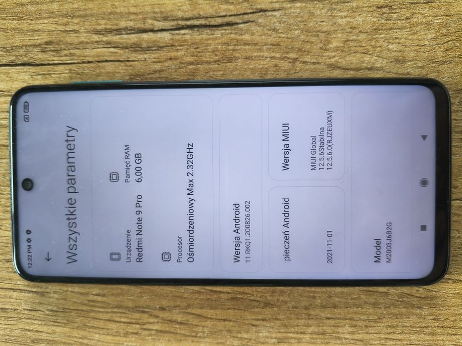 Sprzedam Xiaomi Redmi Note 9 Pro 6/64 GB sprawny