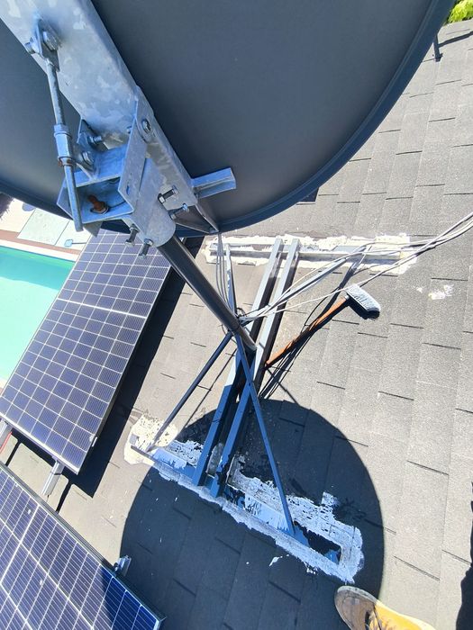 Antena satelitarna 120 cm z uchwytem regulowanym