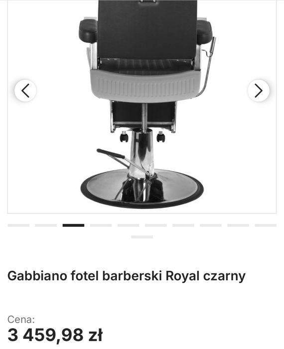 Fotel fryzjerski GABBIANO Royal