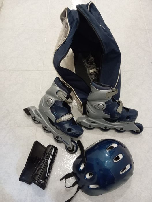 Patins em linha ,conjunto