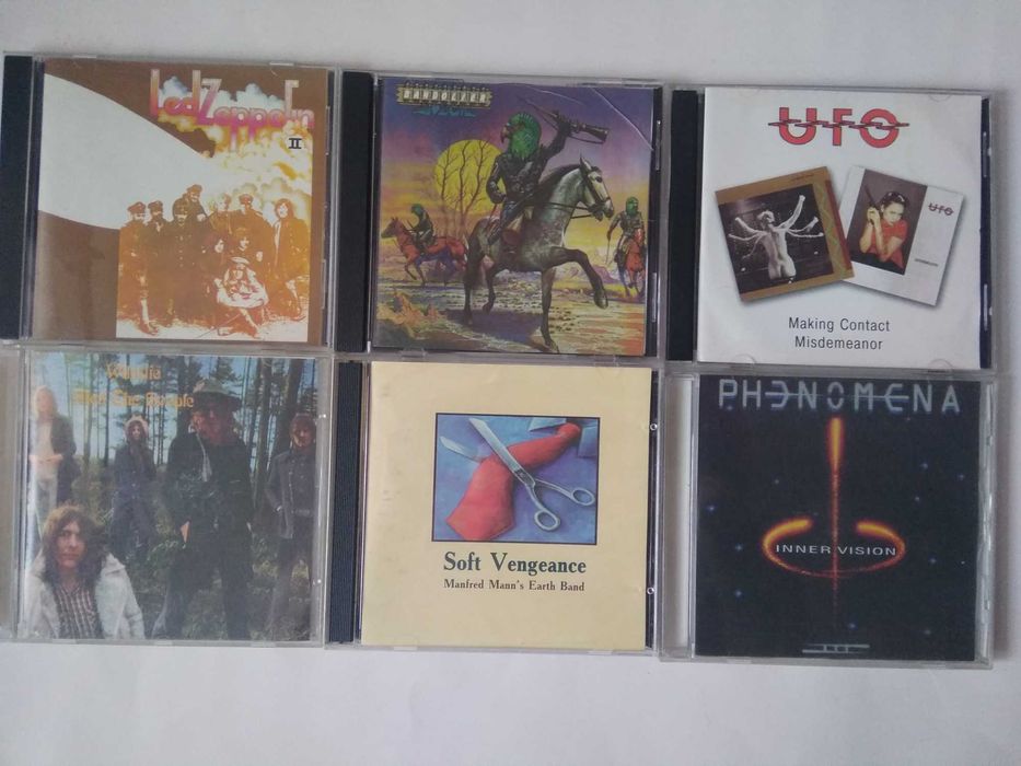 UFO/Budgie/Led Zeppelin/Queen/Alice Cooper/cd-диски.
