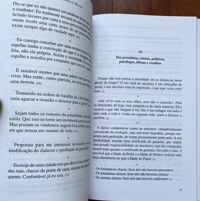Karl Kraus - Pro Domo et Mundo: Aforismos