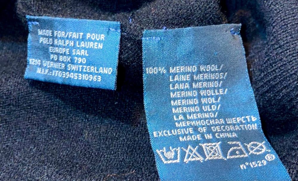 Чоловічий кардиган кофта Polo Ralph Lauren | 100% вовна merino wool | розмір m