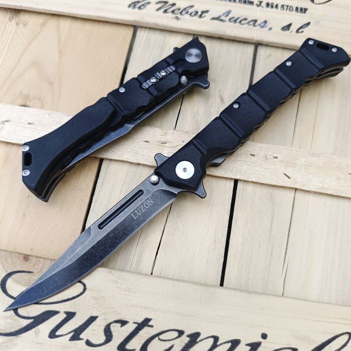Ніж фліпер Cold Steel Luzon Medium чорний GFN