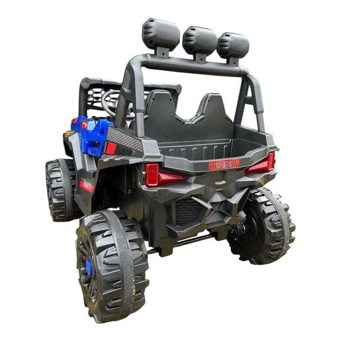 Auto na akumulator Terenowe MEGA 4 silniki 45 W 12 volt Skóra, LED
