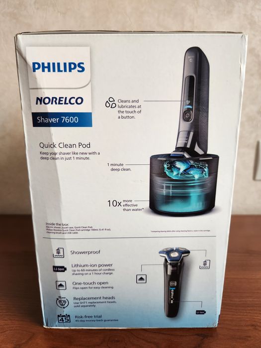 Электробритва PHILIPS Norelco Shaver 7600 Series 7000 S7886/84 пломба