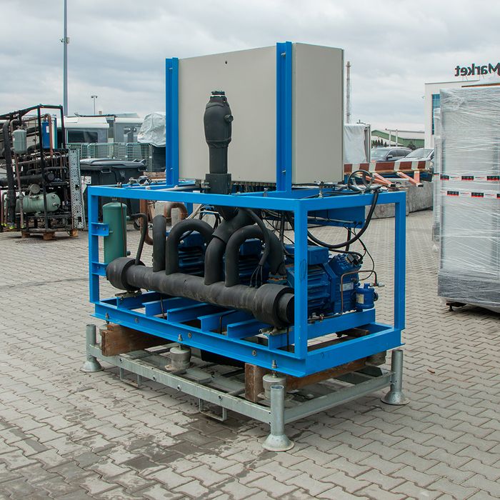 Zestaw sprężarkowy BOCK 3x sprężarka HGX4/650-4 wydajność 3×56,6 m3/h