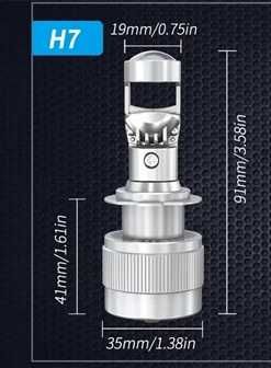HYNBYZJ H7 projekcyjne led 4300K
