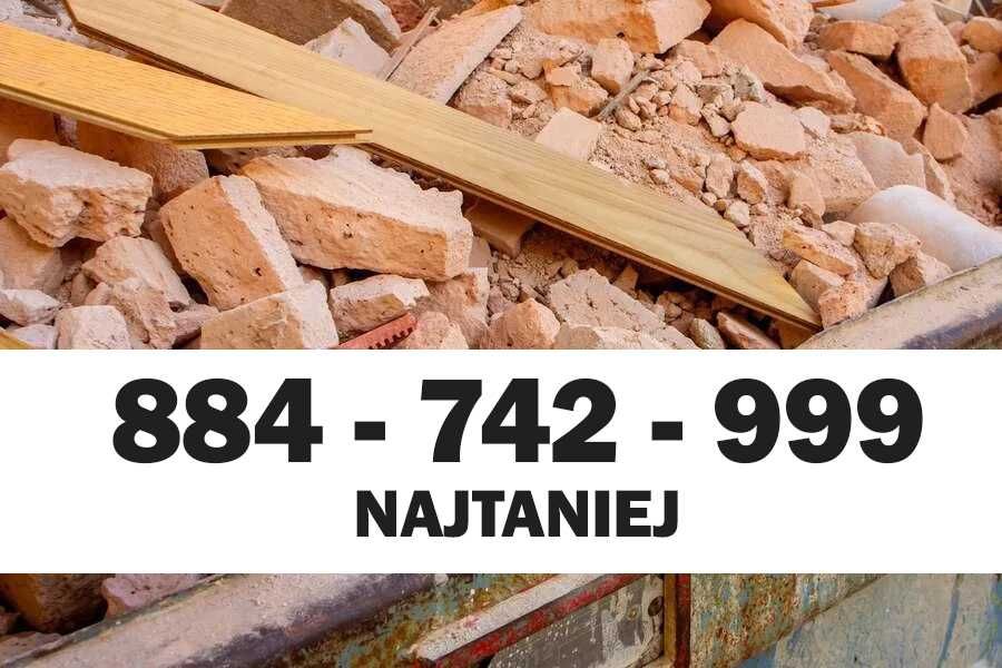 Wywóz odpadów gruzu wynajem kontenerów KP7
