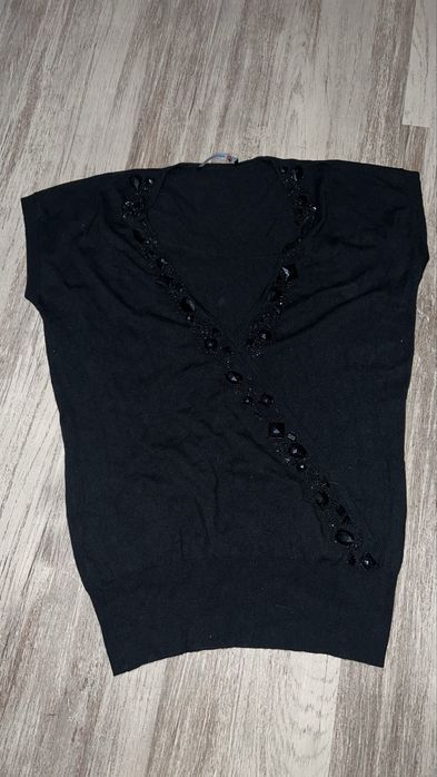 dzianinowa bluzka kamizelka damska 40 L betty berkley