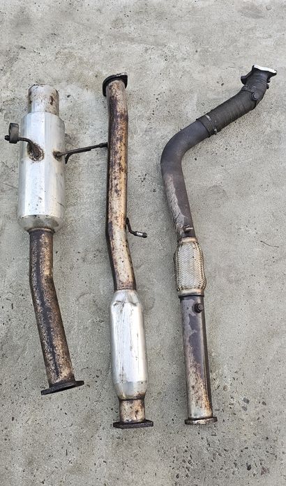 Вихлопна система 76mm. subaru impreza WRX/STI gda/gdb.