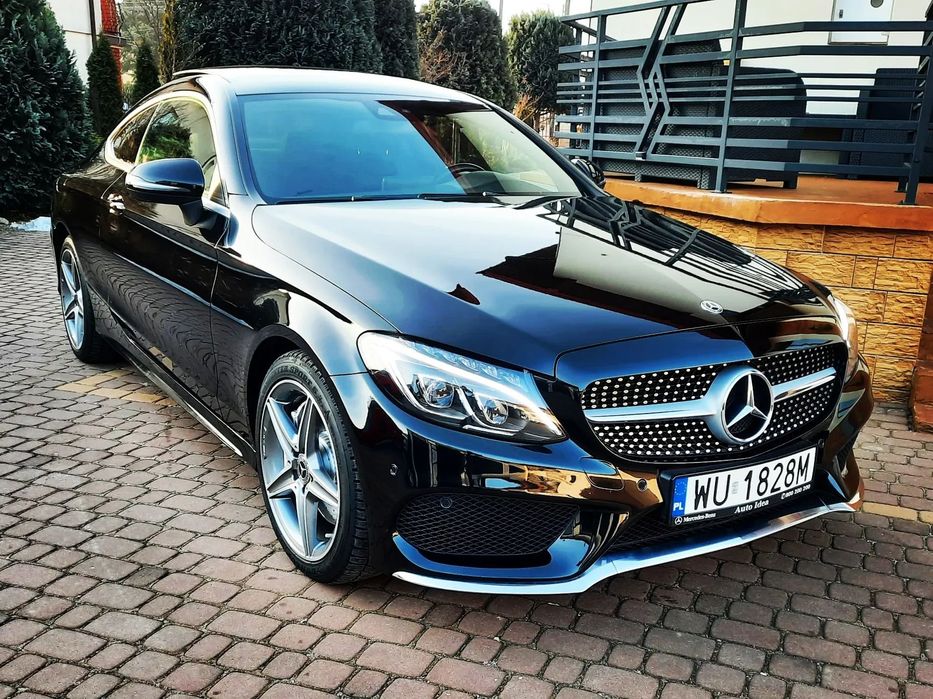Mercedes-Benz Klasa C 300 Coupe | Pakiet AMG | 9G‑Tronic | Polski salon | Prywatnie