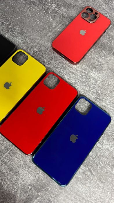 Скляний чохол iPhone 11 Pro Max / 13 Pro Айфон чехол Glass Case