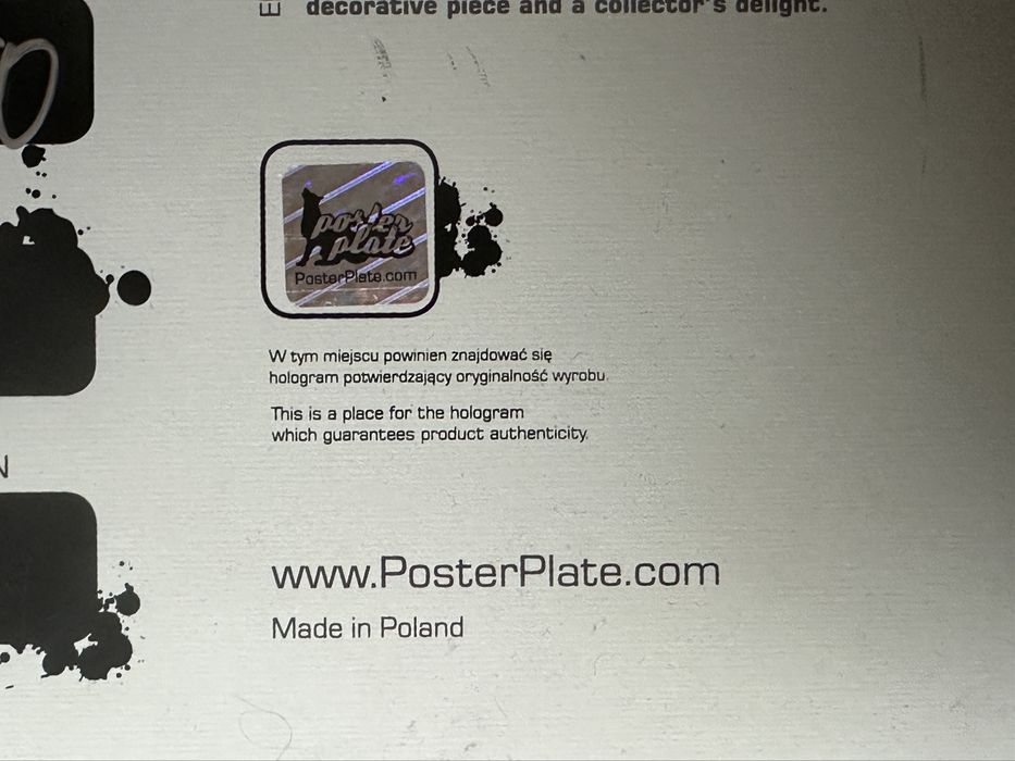 Tablica - Poster Plate "Po Skończonej Pracy ..." PRL