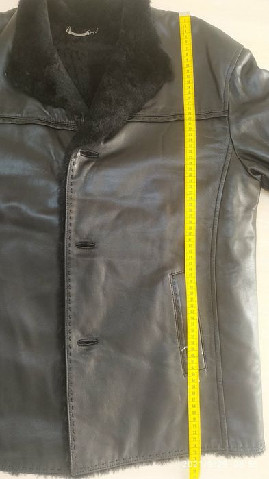 Чоловіча шкіряна куртка