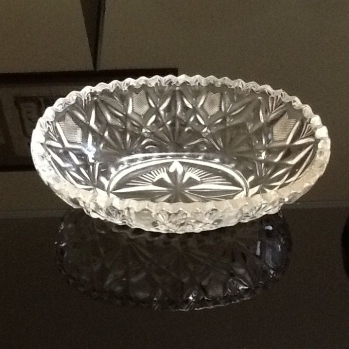 Хрустальные вазы.селедочница времен СССР