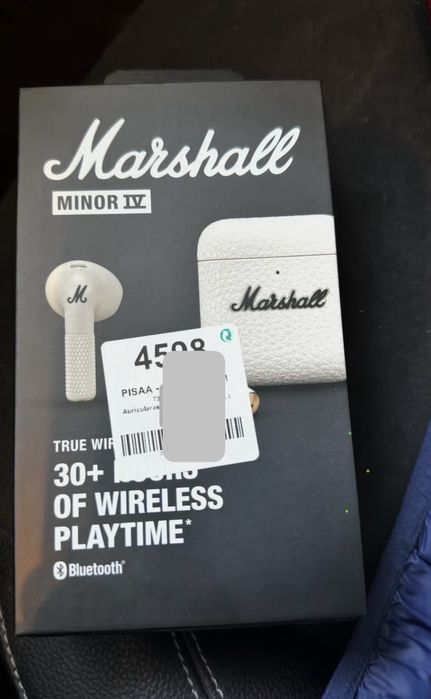 Fones Marshall Minor IV. Novos