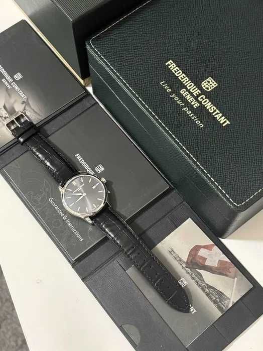 Relógio Luxo NOVO Frederique Constant Index Classic Quartz