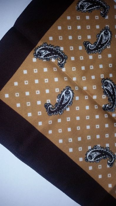 elegancka, brązowa apaszka/chustka - NOWA!