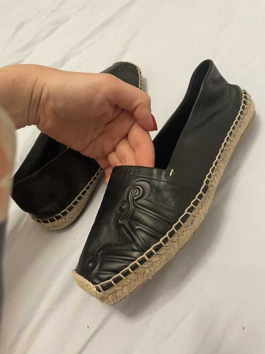 Espadryle MaxMara 36 buty na lato damskie skórzane nowe