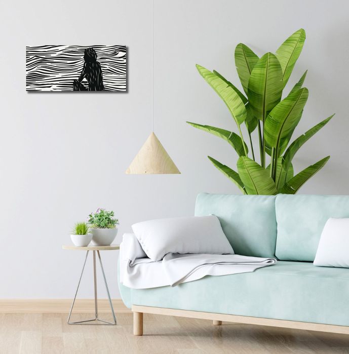 Obraz 50x20cm Złożone Fluidalne Linie