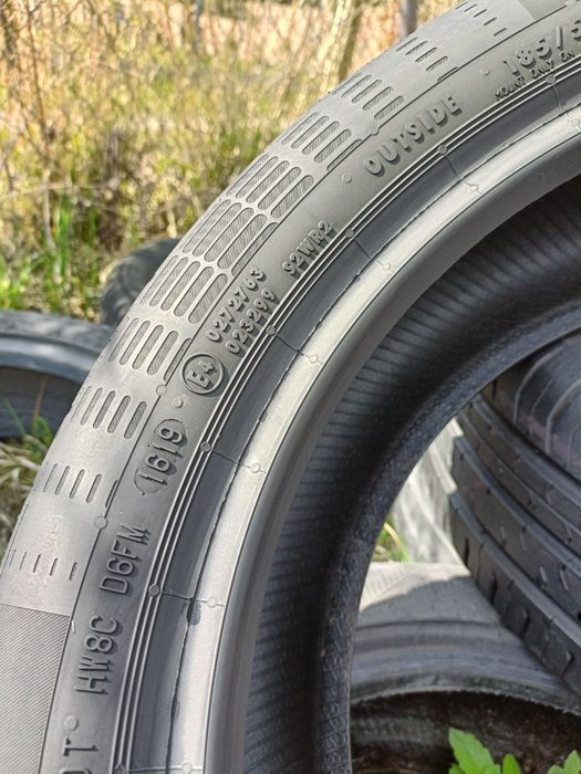 185/50R16 Continental ContiEcoContact 5 z 2019r 7mm jak nowe