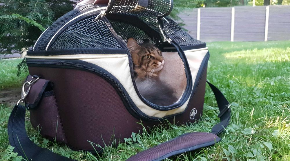 Сумка-переноска для котів до 18 кг!!! Croci  Fast & Easy, 49х40х35 см