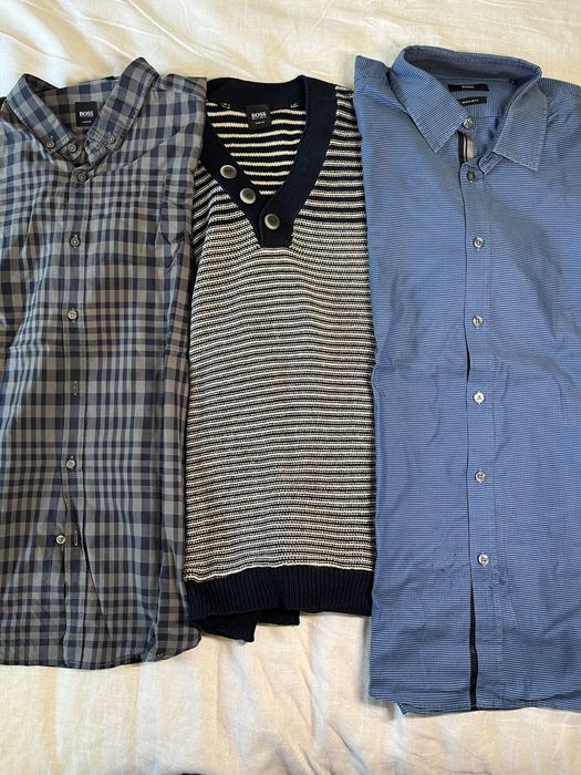 HUGO BOSS - 2 camisas e uma camisola